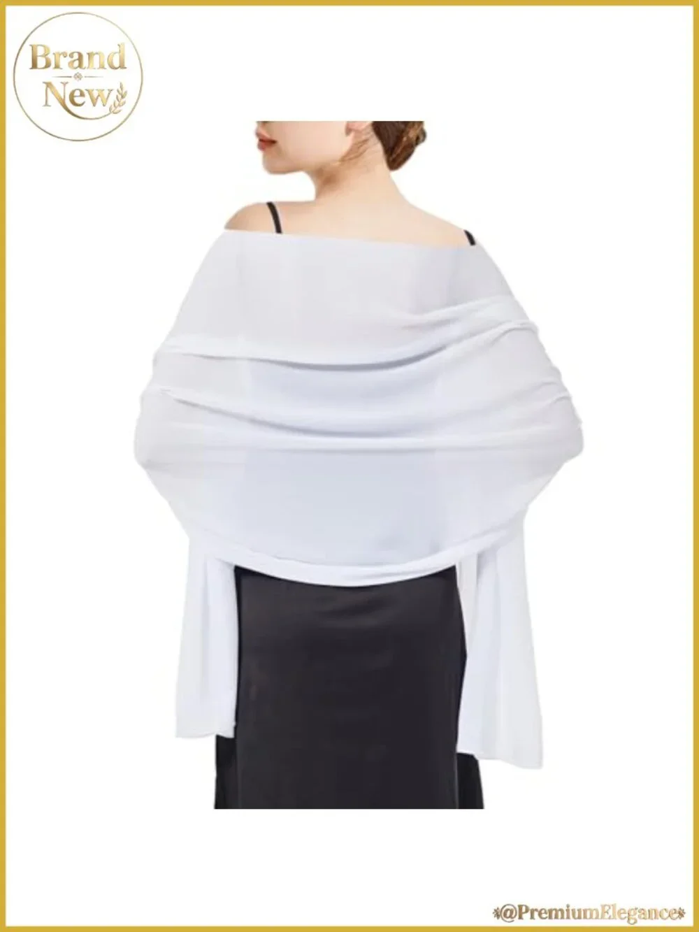 Chiffon Shawl Wrap for Women Lightweight Evening Dress Cover Up
